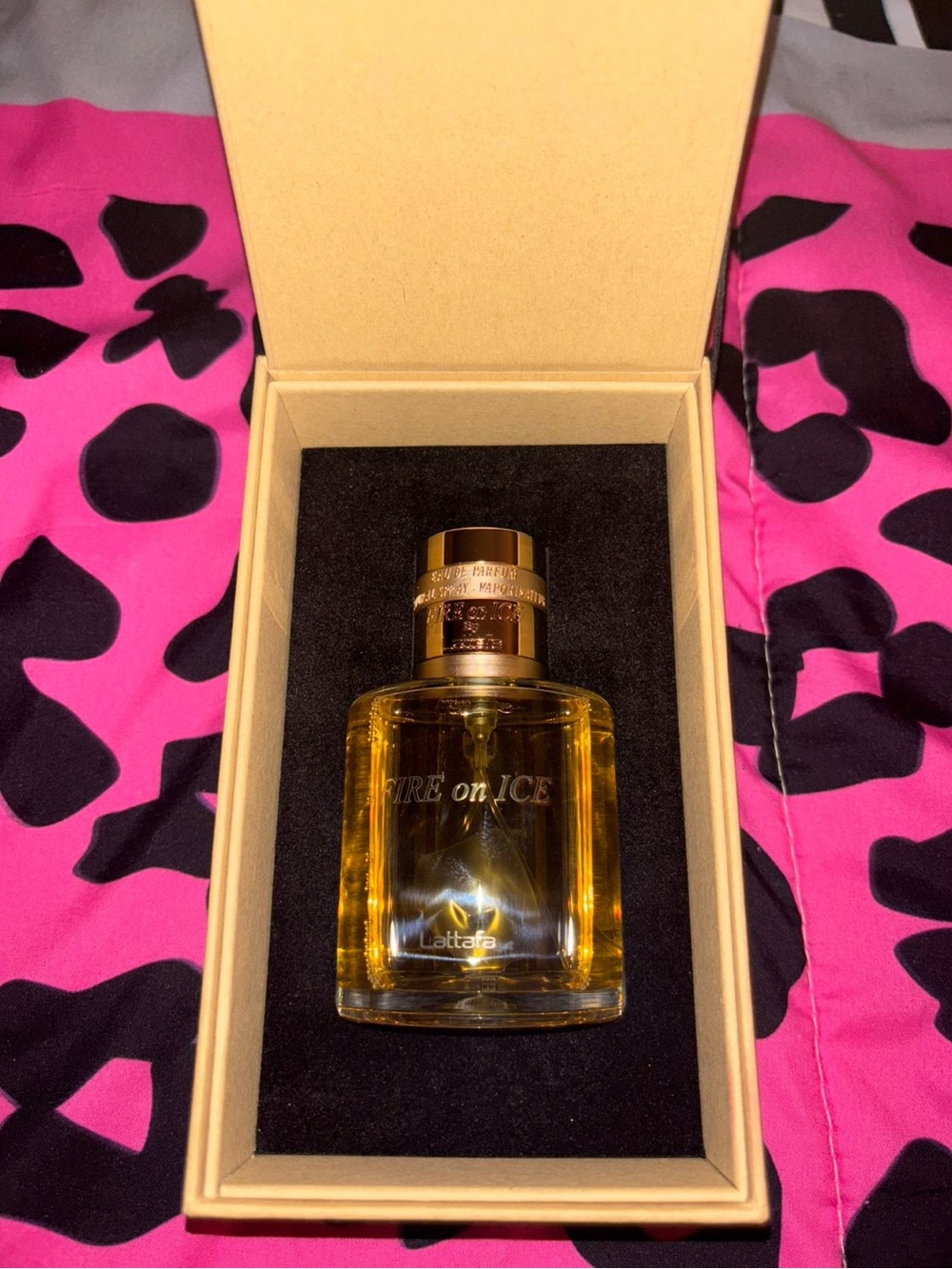 Lattafa Fire On Ice 3.4 Ounce
